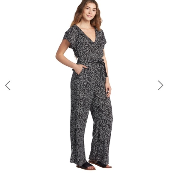 Roxy Mesa Morning Short Sleeve Jumpsuit - Picture 1 of 5